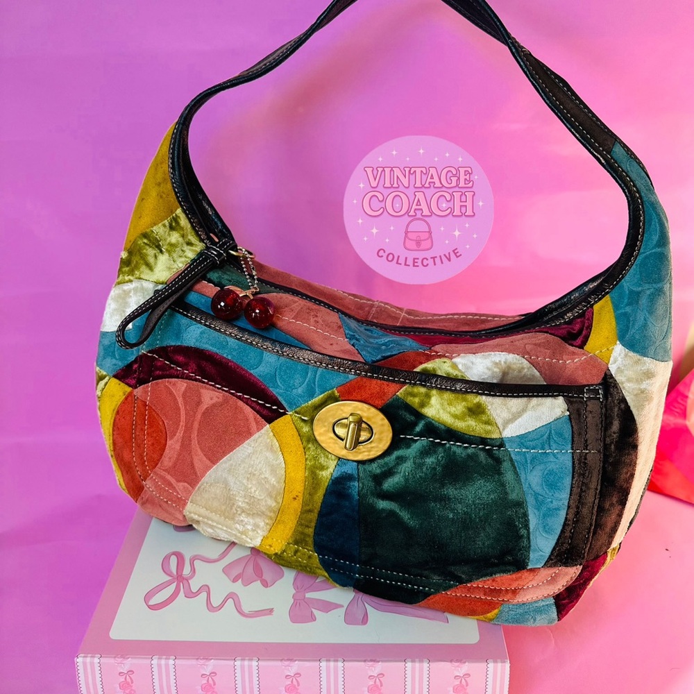 READ B4 PURCHASE-Patchwork Coach Ergo Shoulder Ba… - image 1